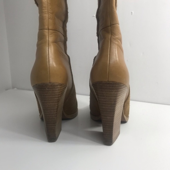 ALDOS ZEETA Suede & Smooth Leather Tall Boots - Picture 11 of 13